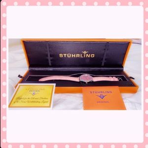 🆕💕🕰Pink STÜHRLING Watch💕🕰